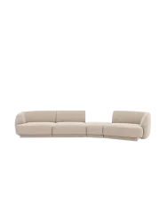 Modulares Design Sofa „Miley“ mit abgerundeter Form (6-Sitzer) Chosen by Bloomingloft