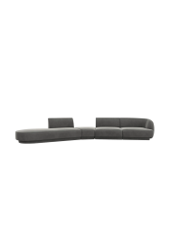 Modulares Design Sofa „Miley“ mit abgerundeter Form (7-Sitzer) Chosen by Bloomingloft