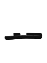 Modulares Design Sofa „Miley“ mit abgerundeter Form (7-Sitzer) Chosen by Bloomingloft