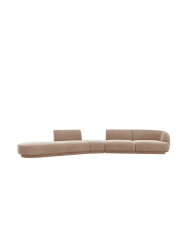 Modulares Design Sofa „Miley“ mit abgerundeter Form (7-Sitzer) Chosen by Bloomingloft