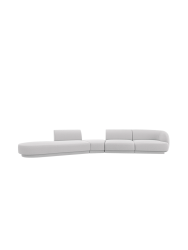 Modulares Design Sofa „Miley“ mit abgerundeter Form (7-Sitzer) Chosen by Bloomingloft