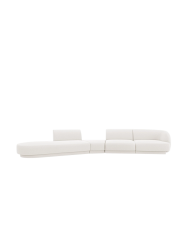 Modulares Design Sofa „Miley“ mit abgerundeter Form (7-Sitzer) Chosen by Bloomingloft