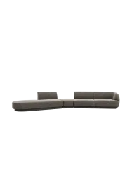 Modulares Design Sofa „Miley“ mit abgerundeter Form (7-Sitzer) Chosen by Bloomingloft