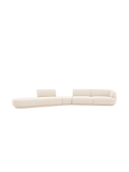 Modulares Design Sofa „Miley“ mit abgerundeter Form (7-Sitzer) Chosen by Bloomingloft
