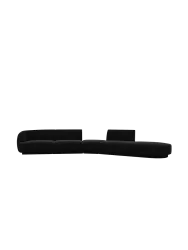 Modulares Design Sofa „Miley“ mit abgerundeter Form (7-Sitzer) Chosen by Bloomingloft