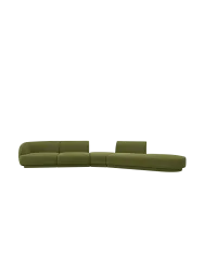 Modulares Design Sofa „Miley“ mit abgerundeter Form (7-Sitzer) Chosen by Bloomingloft
