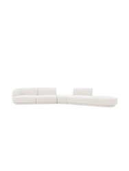 Modulares Design Sofa „Miley“ mit abgerundeter Form (7-Sitzer) Chosen by Bloomingloft