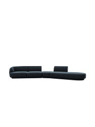 Modulares Design Sofa „Miley“ mit abgerundeter Form (7-Sitzer) Chosen by Bloomingloft