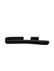 Modulares Design Sofa „Miley“ mit abgerundeter Form (7-Sitzer) Chosen by Bloomingloft