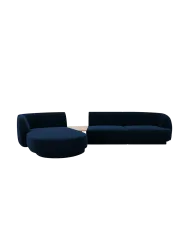 Modulares Design Ecksofa „Miley“ mit Beistelltisch (3-Sitzer) Chosen by Bloomingloft