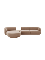 Modulares Design Ecksofa „Miley“ mit Beistelltisch (3-Sitzer) Chosen by Bloomingloft