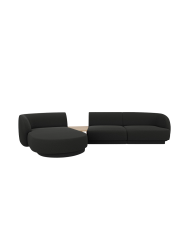 Modulares Design Ecksofa „Miley“ mit Beistelltisch (3-Sitzer) Chosen by Bloomingloft