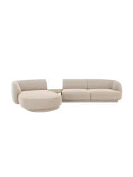Modulares Design Ecksofa „Miley“ mit Beistelltisch (3-Sitzer) Chosen by Bloomingloft