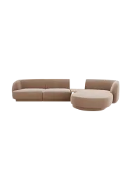 Modulares Design Ecksofa „Miley“ mit Beistelltisch (3-Sitzer) Chosen by Bloomingloft