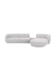Modulares Design Ecksofa „Miley“ mit Beistelltisch (3-Sitzer) Chosen by Bloomingloft