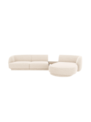 Modulares Design Ecksofa „Miley“ mit Beistelltisch (3-Sitzer) Chosen by Bloomingloft