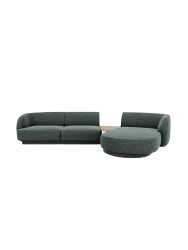 Modulares Design Ecksofa „Miley“ mit Beistelltisch (3-Sitzer) Chosen by Bloomingloft