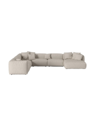 Modulares, 8-Sitzer Design Panorama-Sofa „Martina“ Micadoni