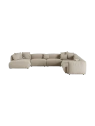 Modulares, 8-Sitzer Design Panorama-Sofa „Martina“ Micadoni
