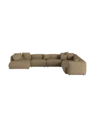 Modulares, 8-Sitzer Design Panorama-Sofa „Martina“ Micadoni