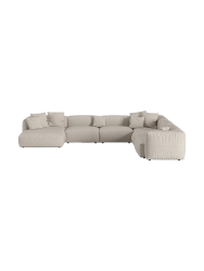 Modulares, 8-Sitzer Design Panorama-Sofa „Martina“ Micadoni