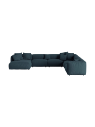 Modulares, 8-Sitzer Design Panorama-Sofa „Martina“ Micadoni