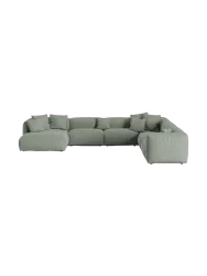 Modulares, 8-Sitzer Design Panorama-Sofa „Martina“ Micadoni