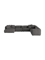 Modulares, 8-Sitzer Design Panorama-Sofa „Martina“ Micadoni