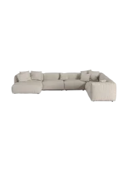 Modulares, 8-Sitzer Design Panorama-Sofa „Martina“ Micadoni