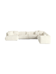 Modulares, 8-Sitzer Design Panorama-Sofa „Martina“ Micadoni