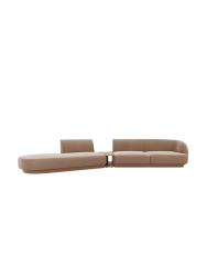 Modulares Design Sofa „Miley“ mit Beistelltisch (4-Sitzer) Chosen by Bloomingloft