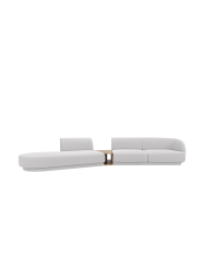Modulares Design Sofa „Miley“ mit Beistelltisch (4-Sitzer) Chosen by Bloomingloft