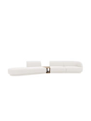 Modulares Design Sofa „Miley“ mit Beistelltisch (4-Sitzer) Chosen by Bloomingloft