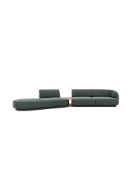 Modulares Design Sofa „Miley“ mit Beistelltisch (4-Sitzer) Chosen by Bloomingloft