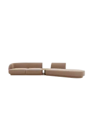 Modulares Design Sofa „Miley“ mit Beistelltisch (4-Sitzer) Chosen by Bloomingloft