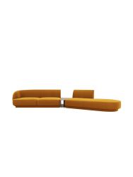 Modulares Design Sofa „Miley“ mit Beistelltisch (4-Sitzer) Chosen by Bloomingloft