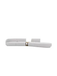 Modulares Design Sofa „Miley“ mit Beistelltisch (4-Sitzer) Chosen by Bloomingloft