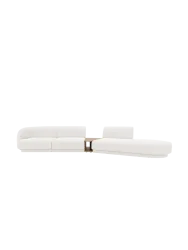 Modulares Design Sofa „Miley“ mit Beistelltisch (4-Sitzer) Chosen by Bloomingloft