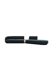 Modulares Design Sofa „Miley“ mit Beistelltisch (4-Sitzer) Chosen by Bloomingloft