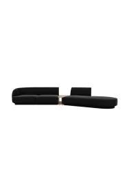 Modulares Design Sofa „Miley“ mit Beistelltisch (4-Sitzer) Chosen by Bloomingloft