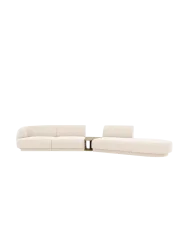 Modulares Design Sofa „Miley“ mit Beistelltisch (4-Sitzer) Chosen by Bloomingloft