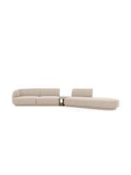 Modulares Design Sofa „Miley“ mit Beistelltisch (4-Sitzer) Chosen by Bloomingloft