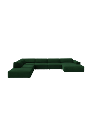 Grosses 7-Sitzer Design Panoramasofa „Jodie“ Chosen by Bloomingloft