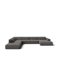 Grosses 7-Sitzer Design Panoramasofa „Jodie“ Chosen by Bloomingloft