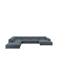 Grosses 7-Sitzer Design Panoramasofa „Jodie“ Chosen by Bloomingloft