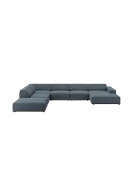 Grosses 7-Sitzer Design Panoramasofa „Jodie“ Chosen by Bloomingloft