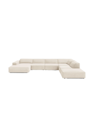 Grosses 7-Sitzer Design Panoramasofa „Jodie“ Chosen by Bloomingloft