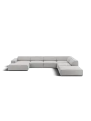 Grosses 7-Sitzer Design Panoramasofa „Jodie“ Chosen by Bloomingloft