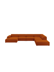 Grosses 7-Sitzer Design Panoramasofa „Jodie“ Chosen by Bloomingloft