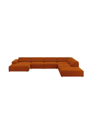 Grosses 7-Sitzer Design Panoramasofa „Jodie“ Chosen by Bloomingloft
